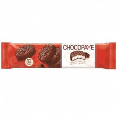 CHOCOPAYE cocoa coated sandwich biscuits with marshmallow and coconut  216gr